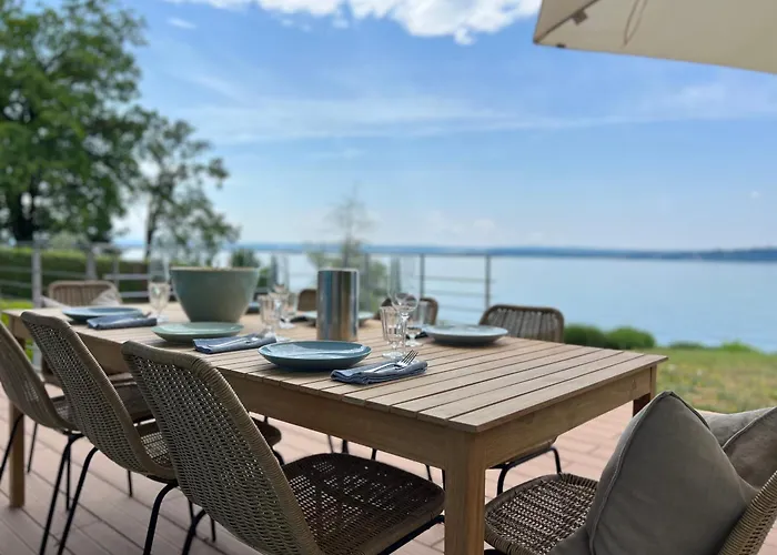 Дом отдыха Am Mit Privatem Seezugang Меерсбург